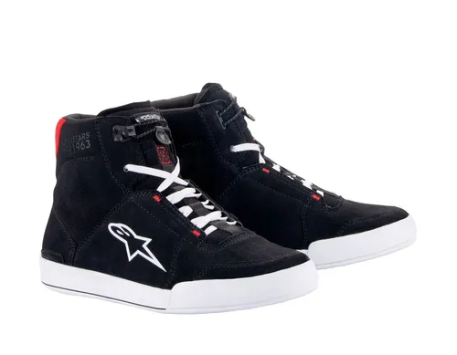 Alpinestars Chrome Motorradschuhe Herren (schwarz/weiß/rot) Gr: 11,5=(45)