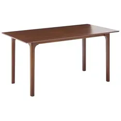 BELIANI Esstisch Dunkle Esche für 6 Personen – Moderner Küchentisch 160 x 90 cm - Eleganter Esstisch in dunkler Holzoptik, ideal für 6 Personen. Mit seiner minimalistischen Form passt er perfekt in Küche oder Esszimmer und überzeugt durch hochwertige Materialien. Robustes Holzgestell für dauerhaften Einsatz.