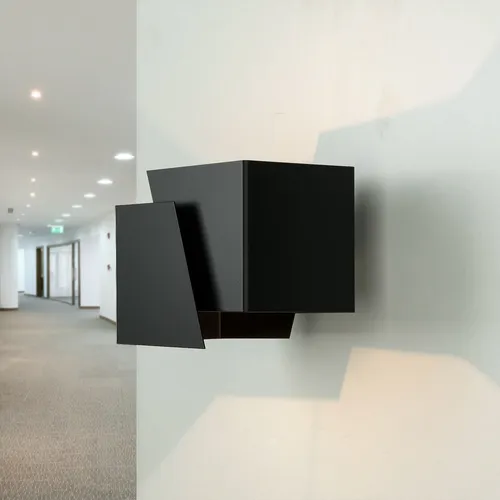 Up Down Lampe Modern Design G9 Schwarz Flur Treppe Wand Indirekte Beleuchtung