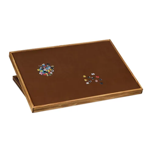 Wendbares Puzzlebrett 93 cm - Puzzletisch für kreative Stunden - Puzzles und mehr: Wendbare Puzzleplatte aus Holz, ideal für eine ordentliche Ablage und kreative Gestaltung, perfekt für Puzzleliebhaber.