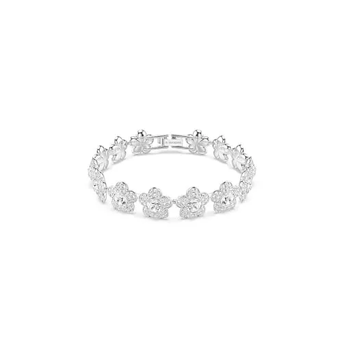 Swarovski Perlenarmband x Ariana Grande 5749182 - Elegantes Design in Silber - Stylisches Armband aus Metalllegierung mit funkelnden Perlen. Ideal für besondere Anlässe oder den täglichen Gebrauch. Ein echtes Must-Have für jedes Schmuckkästchen.