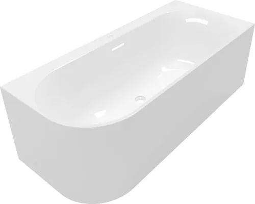 Villeroy & Boch Loop & Friends Oval Duo Vorwand-Badewanne 170 x 75 cm - Elegante Badewanne für Eckeinbau rechts, aus hochwertigem Acryl mit 138 Liter Inhalt für entspannten Komfort in Ihrem Badezimmer.