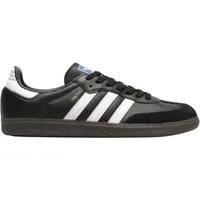 adidas Herren Samba OG Gymnastikschuhe - Stilvoller Sneaker in Schwarz - Herren-Sneaker aus glattem Leder, ideal für sportliche Aktivitäten und lässige Looks.