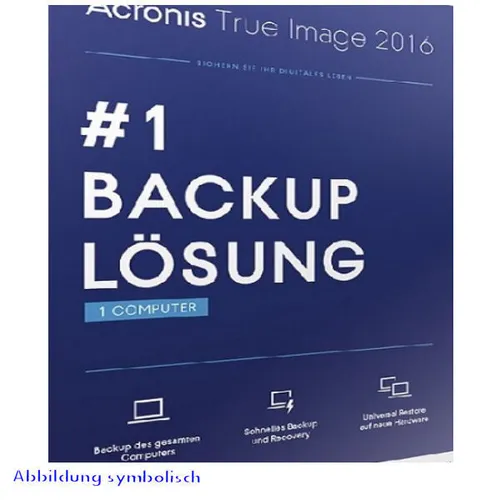 Acronis True Image 2016 1 PC Backup & Recovery / Vollversion / Deutsch / KEY