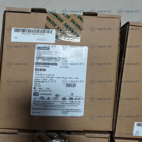 Siemens 6SL3210-1KE15-8UF2 Frequenzumwandler - SPS-Prozessoren, versiegelt und neu im Karton, ideal für präzise Steuerung von Antrieben und Maschinen bei 380 V.