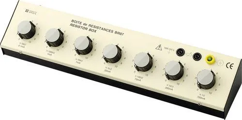 C.A Widerstandsdekade BR 07 1 Ω - 10 MΩ - Zubehör für Messtechnik, präzise Widerstandsdekade mit 7 Dekaden für exakte Messungen von 1 Ω bis 10 MΩ.