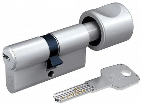 Basi BM5030-1005 Profil-Knaufzylinder 40/35mm - Sicherheitstechnik: Hochwertiger Profil-Knaufzylinder mit Wendeschlüssel für maximale Sicherheit an Ihrer Tür, inklusive 3 Schlüssel für optimalen Schutz.