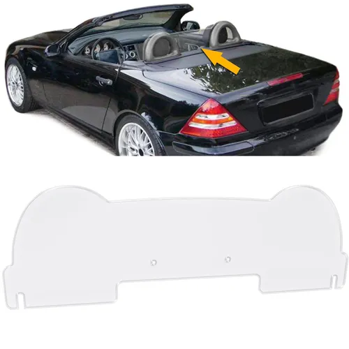 Premium Windschutz Windschott Acrylglas klar für Mercedes SLK R170 96-04 - Hochwertiges Windschutz aus klarem Acrylglas, optimiert für Mercedes SLK R170. Schützt vor Wind und erhöht den Fahrkomfort bei offenen Fahrten.