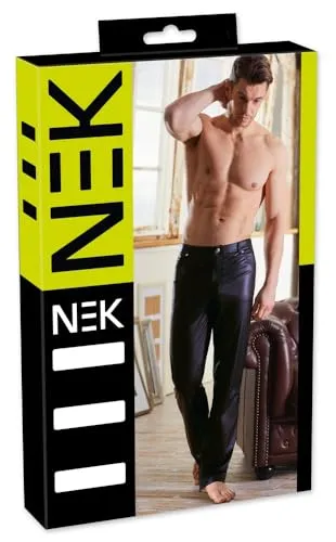 Herren Sexy Hose Gr L - Reizwäsche für Erotik und Sexpartys - Herrenunterwäsche in Schwarz, ideal für Rollenspiele und Swingerclubs. Aus hochwertigem Mischgewebe für optimalen Tragekomfort und einen verführerischen Look.