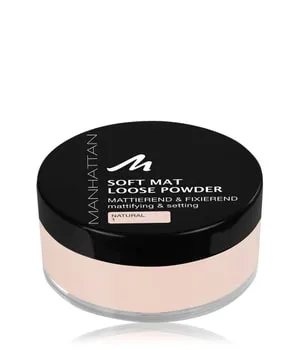 Manhattan Soft Mat Fixierpuder 20 g Nr. 1 - Natural - Ultrafeiner Fixierpuder für ein mattes, ebenmäßiges Hautbild. Die leichte Textur sorgt für optimale Verteilung und kann solo oder zur Fixierung der Foundation verwendet werden. Perfekt für einen langanhaltenden Look.