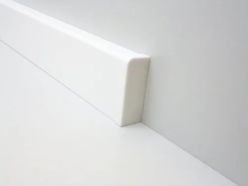 B.S. Bauprogramm Endstück für Sockelleiste 18 x 50 mm weiß rechts