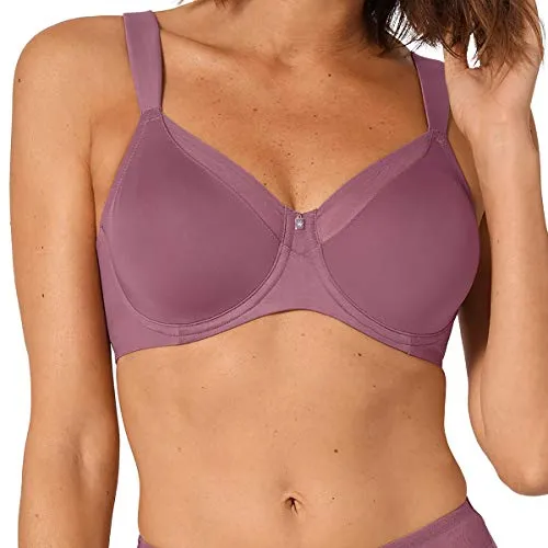 Triumph True Shape Sensation Minimizer BH – Lila Clover - Funktionsunterwäsche mit Komfort-Bügel und weichem Jersey-Material, der die Brust optisch verkleinert und für maximalen Tragekomfort sorgt.