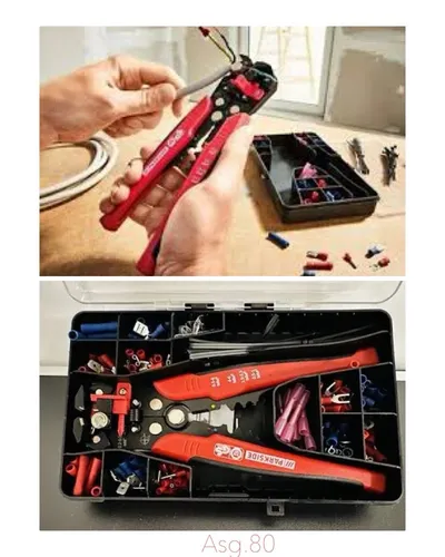Parkside Crimpzangen Set PCZS 231 Schneiden Abisolieren Verpressen Crimpzange