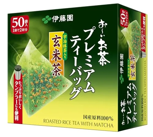 Itoen Premium Tee Bag Genmai Tea 1.8g - 50 peace - Green Tea - (Pack Type)