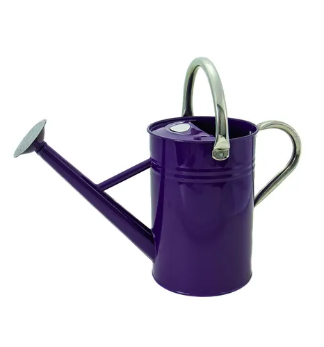 Kent & Stowe Gießkanne 4,5 L - Stilvolle Gartenbewässerung in Violett - Gießkanne aus robustem Stahl mit 4,5 L Fassungsvermögen, ideal für die stilvolle Gartenbewässerung und langlebig im Einsatz.