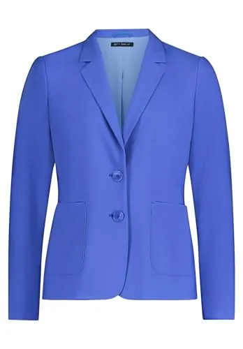 Betty Barclay Damen Blazer-Jacke Langarm 46, Adria Blue