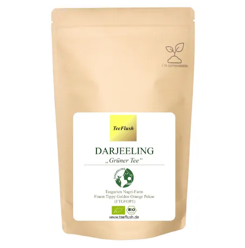 Darjeeling Grüner Tee Bio, FTGFOP1, Ernte 2024, Teegarten - Nagri Farm, 1kg