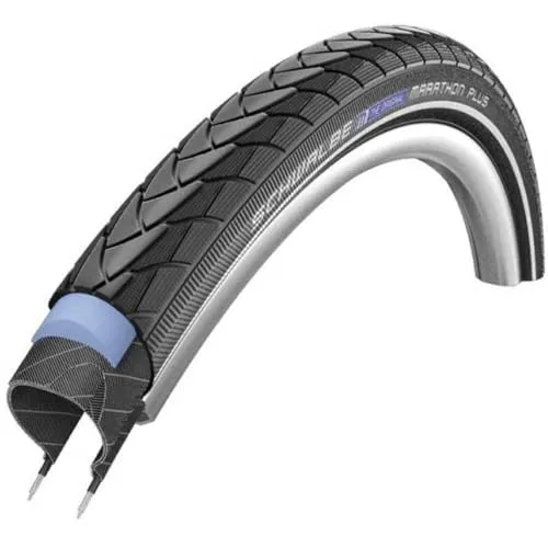 Schwalbe Marathon Plus Fahrradreifen 47-559 - Unplattbar, maximaler Pannenschutz dank 5mm SmartGuard Einlage