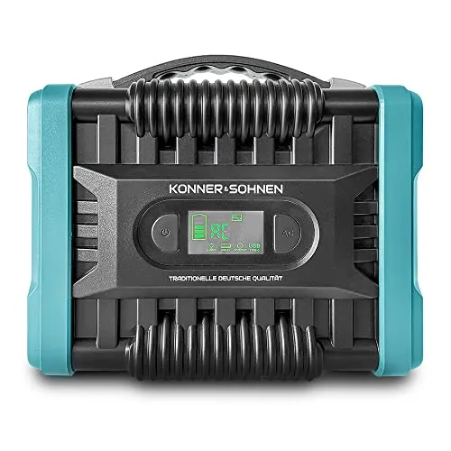 Portable Power Station KS 200PS, Solar Generator 200 W, Spitzenleistung 320 W, Mobile Power Supply mit 2 х USB, 1 х USB Quick Charge 3.0, 1 х USB Type-C, 2 x AC, 1 x DC, LED-Leuchte mit SOS-Modus