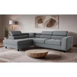OTTO home "AADEN Schlafsofa 254 cm" - Funktionalität trifft auf Stil - Bestseller mit Bettfunktion und Stauraum. Hochwertige Polsterung und verstellbare Kopfstützen sorgen für Komfort. Ideal für dein Zuhause!