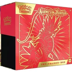 Pokemon Karmesin & Purpur SV1DE Top Trainer Box Koraidon (deutsch) - 9 Booster Packs