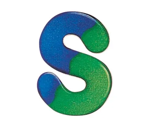 Selecta 2519 Buchstabe S, Mehrfarbig