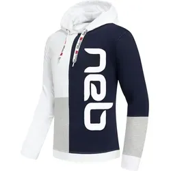 Nebulus Hoodie NEB, P5042 - Herren, grau-navy-weiß, M - Entdecken Sie den NEB-Hoody – der perfekte Kapuzenpullover für Herren. Aus 100% Polyester gefertigt, bietet er hohen Tragekomfort und vielseitige Kombinationsmöglichkeiten für jeden Anlass.