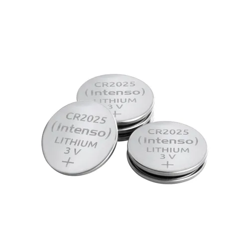 INTENSO CR2025 Lithium Knopfzelle Batterien, Manganese Dioxide, 160 mAh