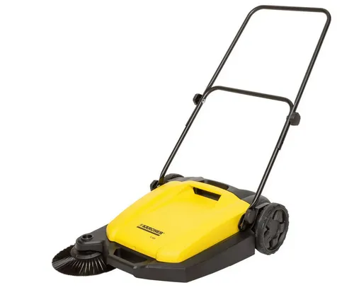 Kärcher Kehrmaschine S 500 P - Manuelle Handkehrmaschine mit 16L Behälter, ideal für effizientes Kehren von Gehwegen und Einfahrten.