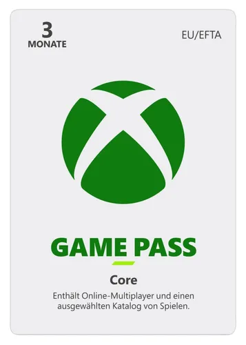 Microsoft Xbox Game Pass Core 3 Monate ESD Download 3D5-00029