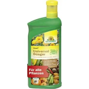 Neudorff Azet Universaldünger 1l - Organischer Flüssigdünger - Der Neudorff Azet Universaldünger mit NPK 3-3-3 unterstützt das Wachstum Ihrer Pflanzen auf natürliche Weise. Ideal für eine gesunde Ernährung Ihrer Pflanzen und eine reiche Ernte.