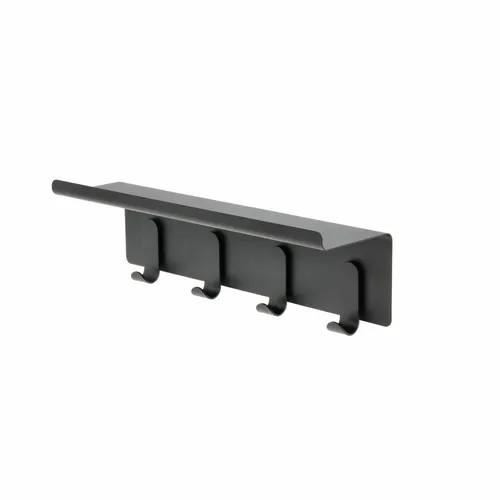 Zone Denmark Flurregal A-Hallway Shelf Black - Stylisches Handtuchhalter Regal aus robustem Stahl, ideal für Flure und Badezimmer, mit praktischer Ablagefläche und modernem Design.