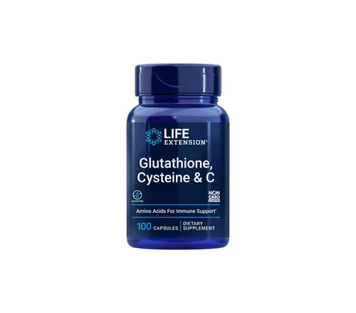 Life Extension Glutathione, Cysteine & C - 100 caps (239,90 EUR/kg)
