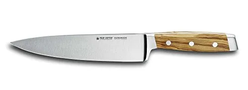 Felix SOLINGEN 831221 First Class Wood Kochmesser 21cm - Kochmesser aus hochwertigem Klingenstahl mit ergonomischem Olivenholzgriff für perfekte Balance und Sicherheit. Ideal zum Schneiden von Fleisch, Gemüse und mehr. Made in Germany.