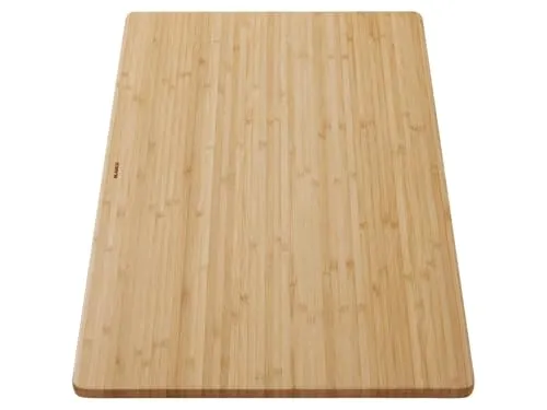 Blanco 239 449 Holzschneidbrett - Zubehör - Küchenspülen, hochwertiges Bambus-Schneidbrett mit idealen Maßen für Edelstahl-Spülenmodelle ETAGON, ANDANO und SOLIS.