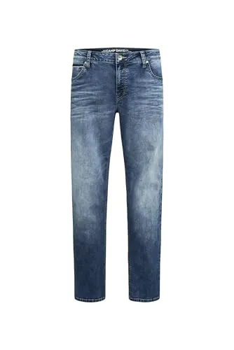 Camp David Herren Jeans CO:NO Comfort Fit Blue Vintage, 31, 34 - Bequeme Herren Jeans mit modernem Comfort Fit. Praktischer Reißverschluss und kreative Farbgestaltung für einen lässigen Look. Ideal für den Alltag und vielseitig kombinierbar.