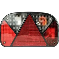 ANHGR 28816 - Rückleuchte Multipoint II für Anhänger, 5 Funktionen, rechts - Anhänger-Zubehör mit 5 Lichtfunktionen (Blink-, Brems-, Schluss-, Kennzeichen- und Rückfahrleuchte) für optimale Sicherheit im Straßenverkehr. Inklusive Leuchtmittel und einfacher Montage.