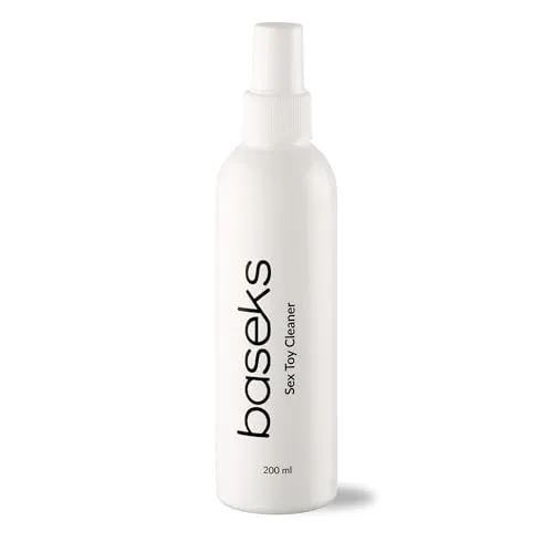 baseks Toy Cleaner für Sexspielzeug 200 ml - Toycleaner Antibakteriell - Toycleaner Spray für Hygiene - Toy Desinfektion für Sexspielzeug Reinigungsspray - Vegan & Parfümfrei Pflege & Hilfsmittel
