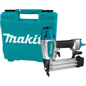 Makita Stauchkopfnagler AF506N - Leichter 18 GA Nagler für Möbel und Innenausbau, ideal für enge Räume und präzise Befestigungen