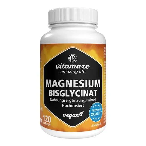 Magnesium Bisglycinat 750 mg Kapseln Vegan