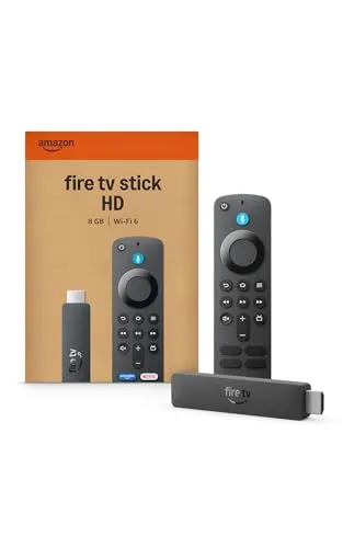 AMAZON Fire TV Stick HD (2026 Release) - Streaming 8 GB, Schwarz - Erlebe grenzenloses Streaming mit dem Amazon Fire TV Stick HD. Kompakte Bauweise, einfache Einrichtung und Alexa-Sprachfernbedienung für müheloses Navigieren durch deine Lieblingsinhalte.