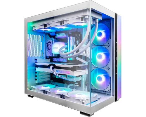 ONE GAMING Gaming PC White Edition AN844 - Hochleistungs-PC für Gamer - Gaming-PC mit AMD Ryzen 5 9600X und NVIDIA GeForce RTX 4060 Ti. Schnelle 1000 GB SSD und effiziente Wasserkühlung für optimales Gaming-Erlebnis.