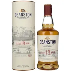 Deanston 18 Jahre Whisky 0,7l 46,3% Vol. - Edler Scotch Whisky mit 18 Jahren Reifung, reichhaltigem Geschmack und komplexen Aromen – perfekt für Genießer.