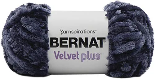 Bernat 16125656008 YARN Garn Samt plus Vel, Indigo Velvet, 71 meter