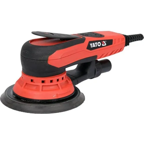 YATO Exzenterschleifer YT-82206 - Leistungsstarker Schleifer für präzise Oberflächen - Schleifmaschinen mit 350W Leistung, ideal für feine Schleifarbeiten. Kompakt und leicht mit nur 1,37kg, perfekt für Heimwerkerprojekte.