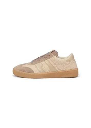 Marc O'Polo Court Sneaker Retro-Sneaker mit Memory Foam, beige-braun, Größe 39 EU - Sportliche Halbschuhe mit gepolsterter Innensohle für hohen Tragekomfort. Die rutschhemmende Gummisohle sorgt für sicheren Halt bei jedem Schritt.