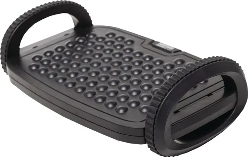 Hansa Fußstütze Footness Swing - Winkel- und höhenverstellbar - Fußstütze für ergonomische Entspannung, stufenlos von 0 bis 40 Grad winkelverstellbar und 2-fach höhenverstellbar von 70-135 mm, ideal für gesundes Sitzen.