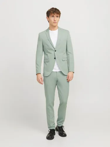 Jack & Jones Anzug JPRFRANCO Extra schmal in Iceberg Green - Stylischer, pflegeleichter Anzug mit fallendem Revers und slim fit Schnitt. Ideal für modische Auftritte und bequem im Alltag.