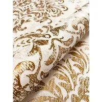 Newroom Vliestapete Sullivan Weiß Barock Vintage - Elegante Vliestapete in Weiß mit goldenen Barockornamenten, ideal für stilvolle Wohnräume. Die strukturierte Oberfläche sorgt für eine authentische Haptik und setzt edle Akzente.
