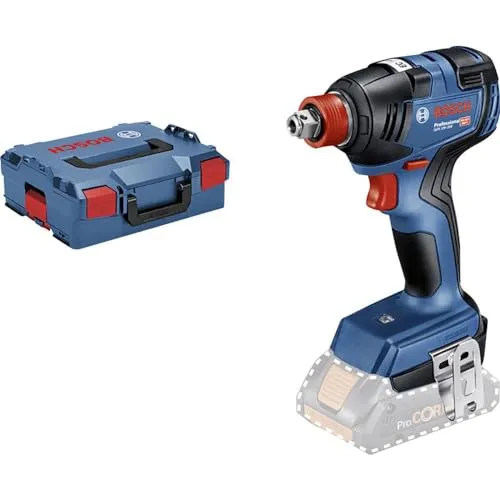 Bosch Professional 18V Akku Drehschlagschrauber GDX 18V-200 - max. 200 Nm Drehmoment, 2-in-1 Werkzeugaufnahme und bürstenloser Motor für längere Lebensdauer